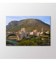 Arty Tablo Mostar Köprüsü Tablo (Karışık)