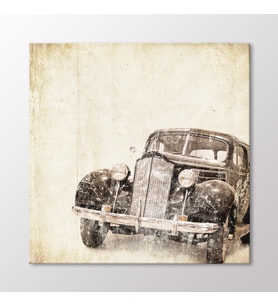 Arty Tablo Vintage Klasik Araba Tablo (Karışık)