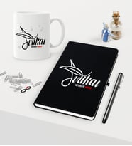 BK Gift Kişiye Özel Avukat Temalı Siyah Defter Kalem Kupa Seti - 9 (Model 1)