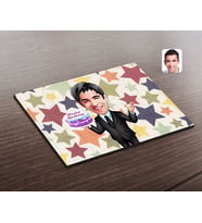 BK Gift Kişiye Özel Erkek Doğum Günü Karikatürlü Ahşap Puzzle-2