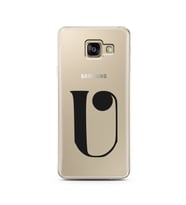 Samsung A3 (2017) Harf Tasarımlı Telefon Kılıfı U-Harfi 