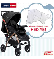 Tommybaby Eagle Gold Alüminyum Lüx Çift Yön Bebek Arabası (Antrasit)
