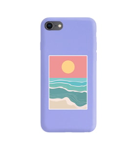 Lila Lansman Telefon Kılıfı Iphone 7