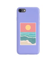 Lila Lansman Telefon Kılıfı Iphone 7