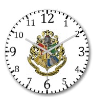Hogwarts  Pokemon Duvar Saati Bombeli Gercek Cam
