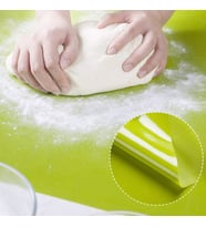 40*50 cm Silikon Ölçekli Kullanımı Kolay Hamur Açma Matı Ekmek Mantı Makarna Hamuru Yoğurma  Matı (Karışık)