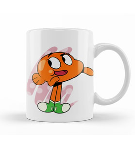 Cartoon Dylean Gumball Darwin Kupa Bardak Porselen