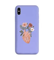 Lila Lansman Telefon Kılıfı Iphone XS