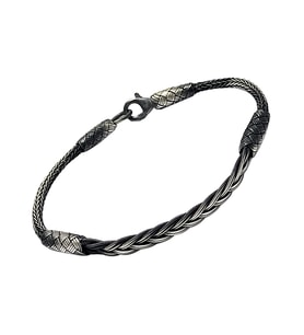 1000 Ayar Kazaziye Gümüş Bileklik (Unisex)