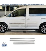 VW Caddy Krom Yan Kapı Çıtası 4 Parça 2004-2015 P. Çelik