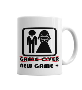 New Game Kupa Bardak Porselen