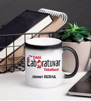Tıbbi Laboratuvar Teknikeri Kupa Bardağı Sihirli (Beyaz)