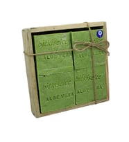 Bitkiselce El Yapımı Aloavera Sabunu 450 gr. 4 kalıp sabun