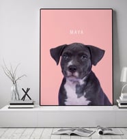 BK Gift Kişiye Özel Evcil Dost Kanvas Tablo 70x100cm-2