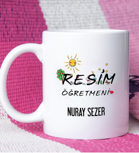 Resim Öğretmeni Kupa Bardak