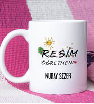 Resim Öğretmeni Kupa Bardak