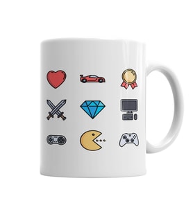 Blusa Gamer  Kupa Bardak Porselen