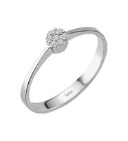 Sirius G Renk 0,25 Karat Tektaş Görünümlü Pırlanta Yüzük 0704R0258