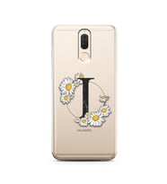 Papatya Harf Tasarım Süper Şeffaf Silikon Telefon Kılıfı Huawei Mate 10 Lite I-H