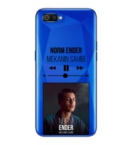 Norm Ender Mp3 Tasarımlı Süper Şeffaf Silikon Telefon Kılıfı Oppo Realmi C2