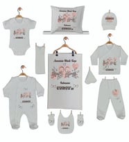 Pia Baby Gl 1927 11 Parça İsme Özel Hastane Çıkışı