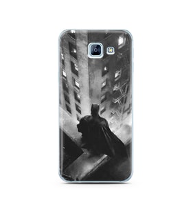 Batman Tasarım Süper Şeffaf Silikon Telefon Kılıfı Samsung A8 (2016)  