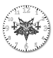 Dark Funeral Duvar Saati Bombeli Gercek Cam