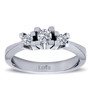 Lova 0,32 Karat Pırlanta Tria Yüzük - 1050227