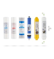 Açık Kasa Su Arıtma Cihazı 6lı Filtresi Standart Membran Set
