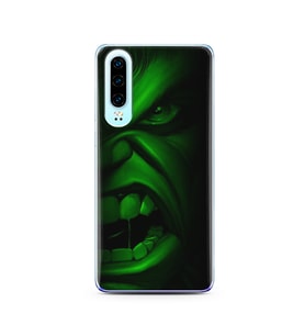 Hulk Tasarım Süper Şeffaf Silikon Telefon Kılıfı Huawei P30 