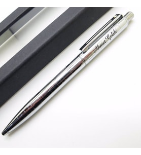 Sheaffer Signature Parlak Krom Tükenmez Kalem   İsme Özel Kalem (Karışık)