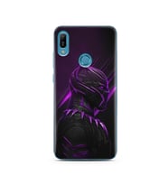 Black Panter Tasarım Süper Şeffaf Silikon Telefon Kılıfı Huawei Y6 (Prime) 2019