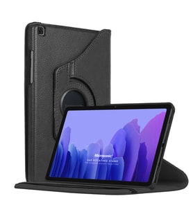 Microsonic Samsung Galaxy Tab A7 T500 Kılıf 360 Rotating Stand Deri Siyah