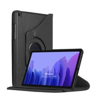 Microsonic Samsung Galaxy Tab A7 T500 Kılıf 360 Rotating Stand Deri Siyah