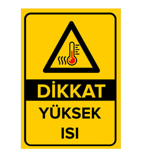 MIGNATIS - Dikkat Yüksek Isı Levhası - Sac Malzeme 25x35cm