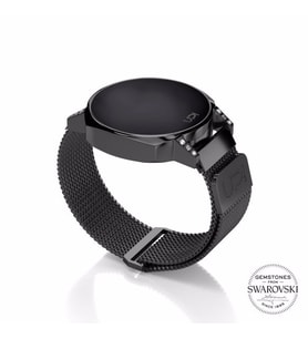 UPWATCH XT MINI BLACK SWAROVSKI ZIRCONIA KADIN KOL SAATİ