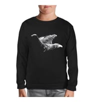 Kartal Siyah Çocuk Sweatshirt