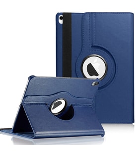Microsonic Apple iPad Air 4 (2020) Kılıf 360 Rotating Stand Deri Lacivert