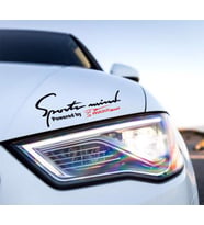 Peugeot Sport Mind Kaput Üzerinde Araba Sticker Yapıştırması