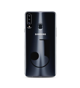 Samsung A20s Harf Tasarımlı Telefon Kılıfı J-Harfi 