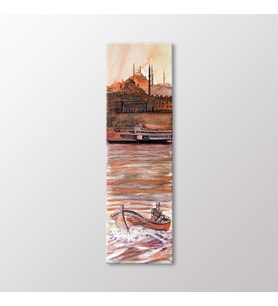 Arty Tablo Suluboya, İstanbul Manzarası Tablo (Karışık)