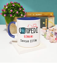 Ortapedi Uzmanı Kupa Bardak Lacivert