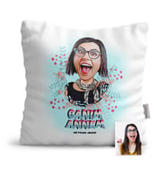 BK Gift Kişiye Özel Canım Annem Karikatür  Yastık