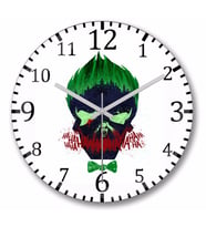 Joker The Killer Joke Duvar Saati Bombeli Gercek Cam