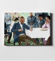 BK Gift Kişiye Özel Atatürk Kanvas Tablo 50x70cm 32