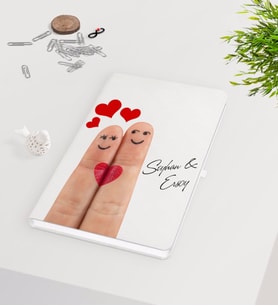 BK Gift Kişiye Özel Sevgililer Günü Beyaz Defter-78