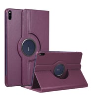 Microsonic Huawei MatePad 10.4'' Kılıf 360 Rotating Stand Deri Mor