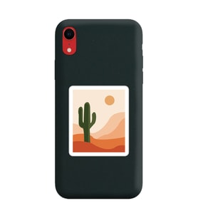 Siyah Lansman Telefon Kılıfı Iphone XR