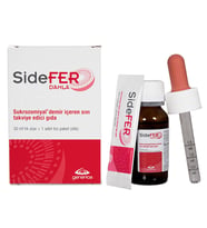 SideFer Damla Takviye Edici Gıda 30ml Şişe + 1 Adet Toz