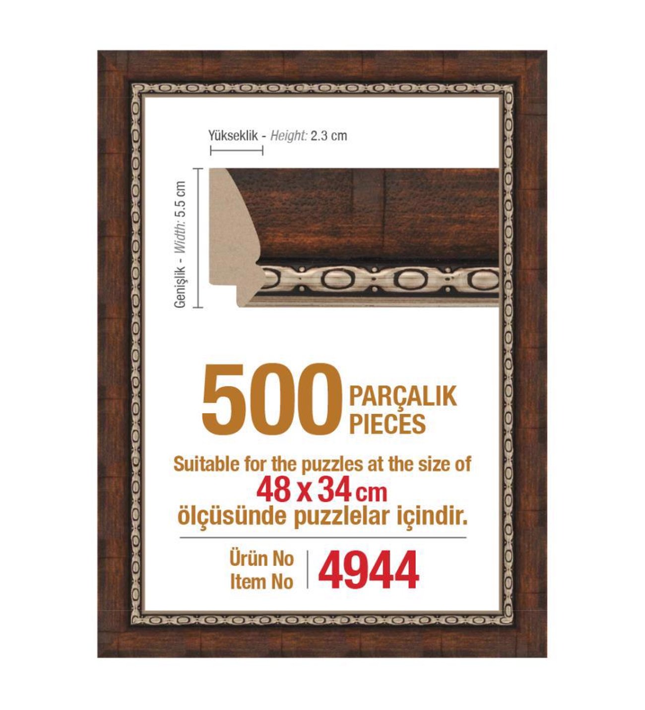 4944 500'lük 48 x 34 cm Puzzle Çerçevesi